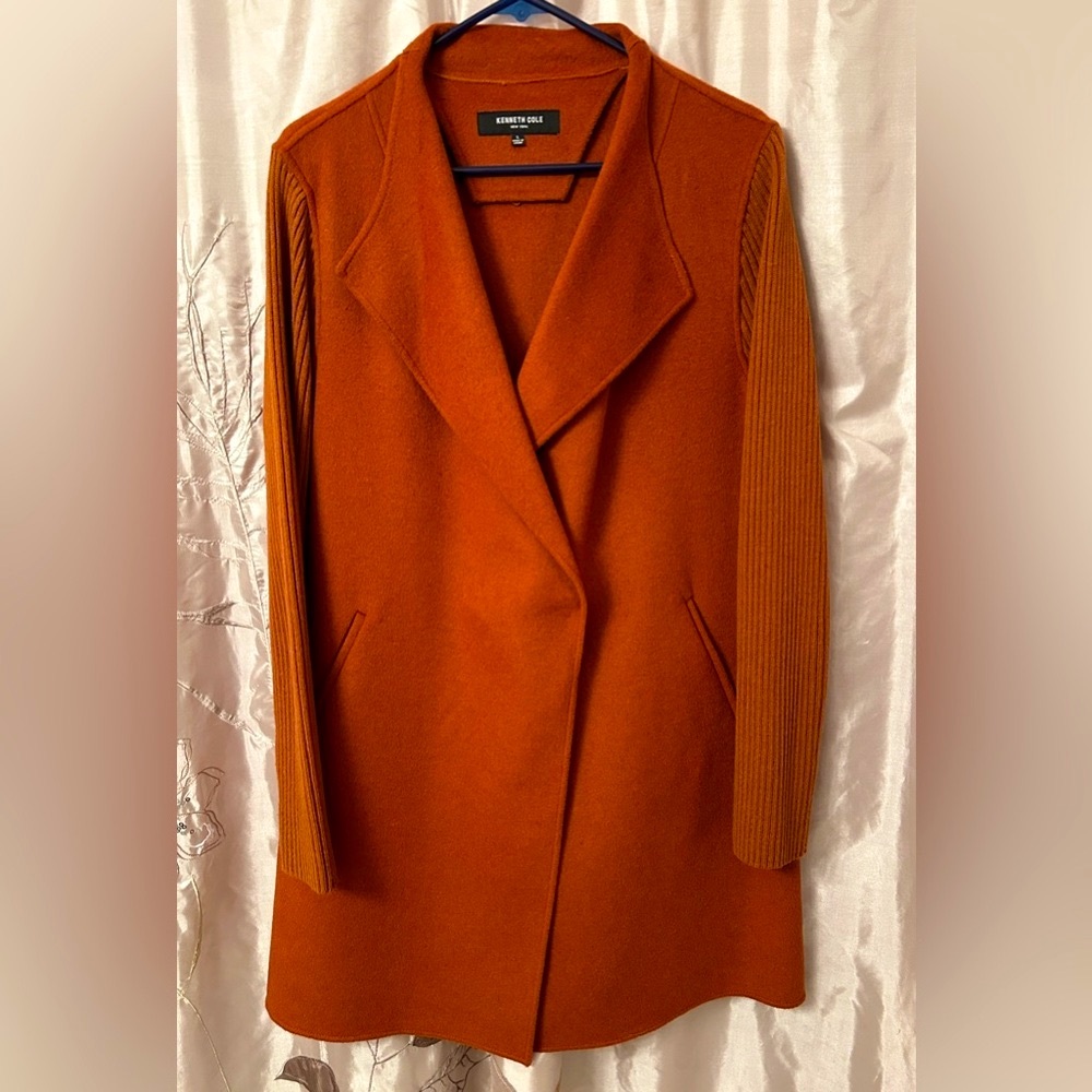 NWOT Wool-Blend Kenneth Cole New York Coat